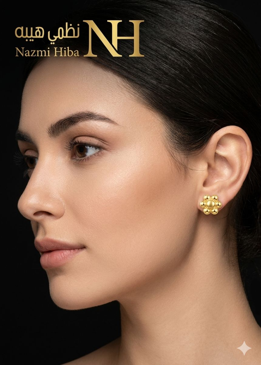 حلق — كنج جولد — عيار 18 — 1.29 جم
