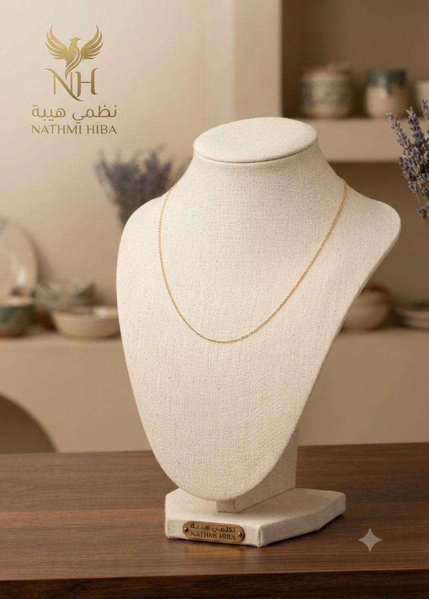 سلسله — سمايل — عيار 18 — 1.37 جم