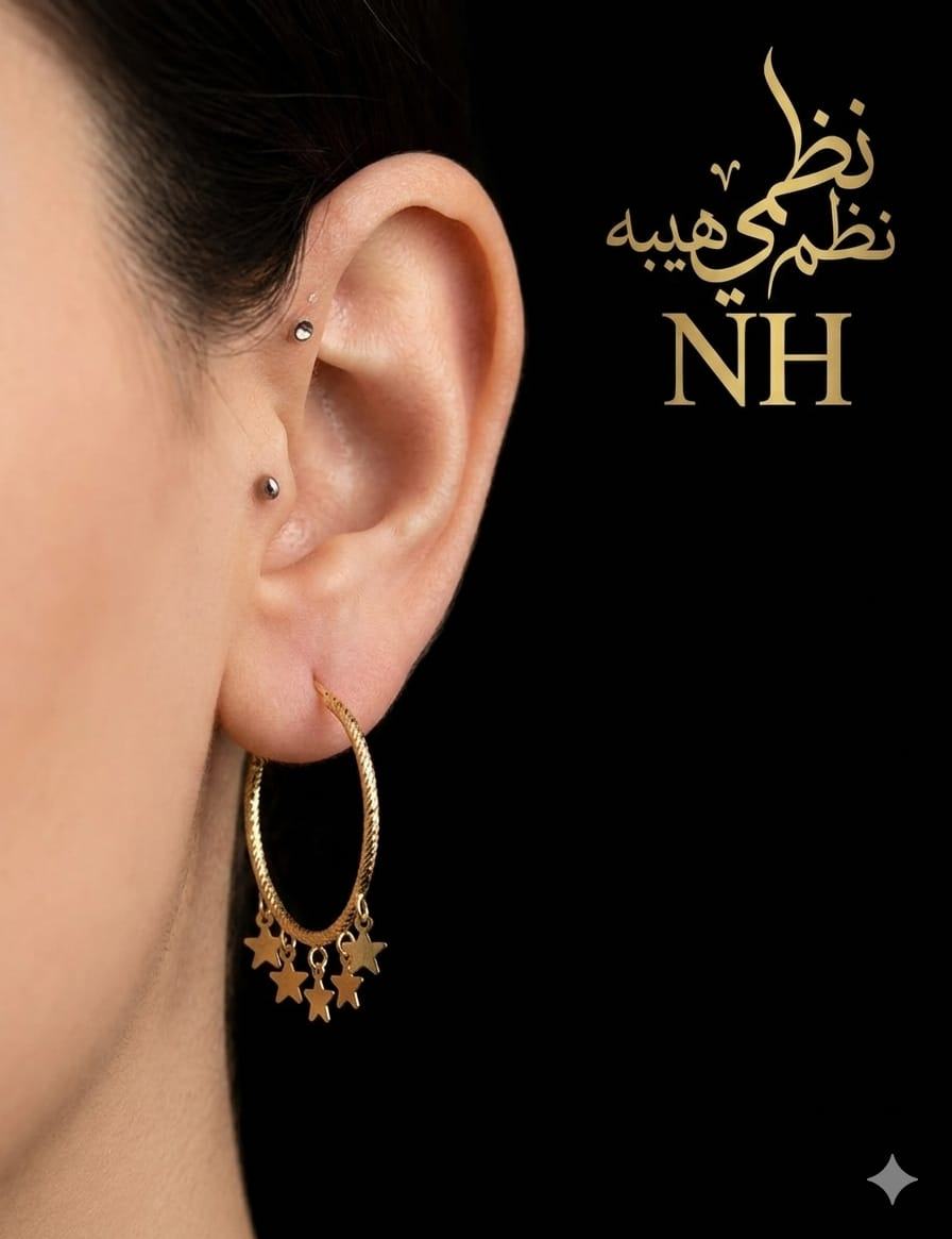 حلق — اندريا جولد — عيار 18 — صورة 1
