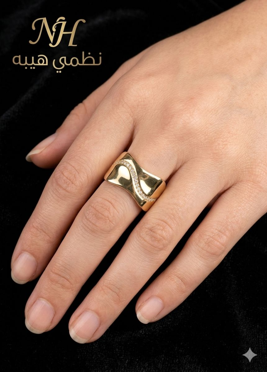 خاتم — مصانع او ورش — عيار 18 — 4.80 جم