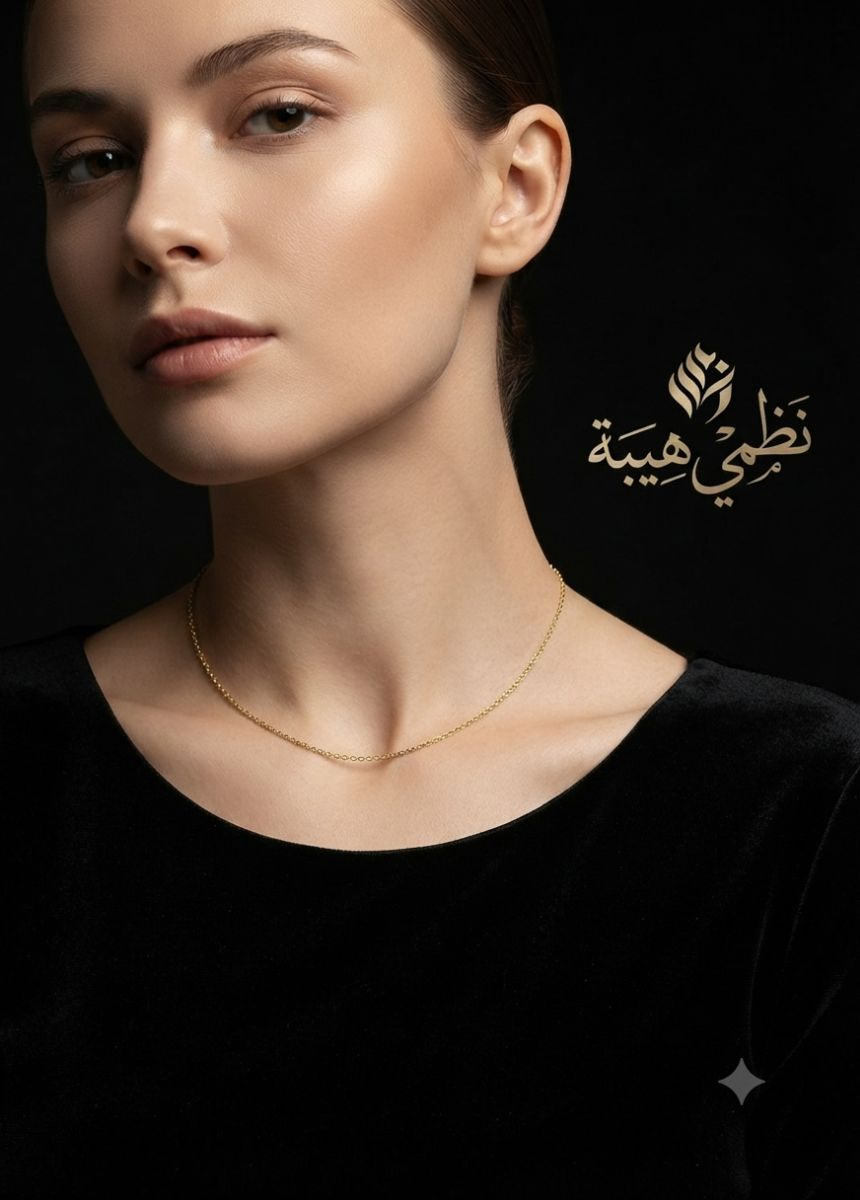 سلسله — سمايل — عيار 18 — 2.50 جم