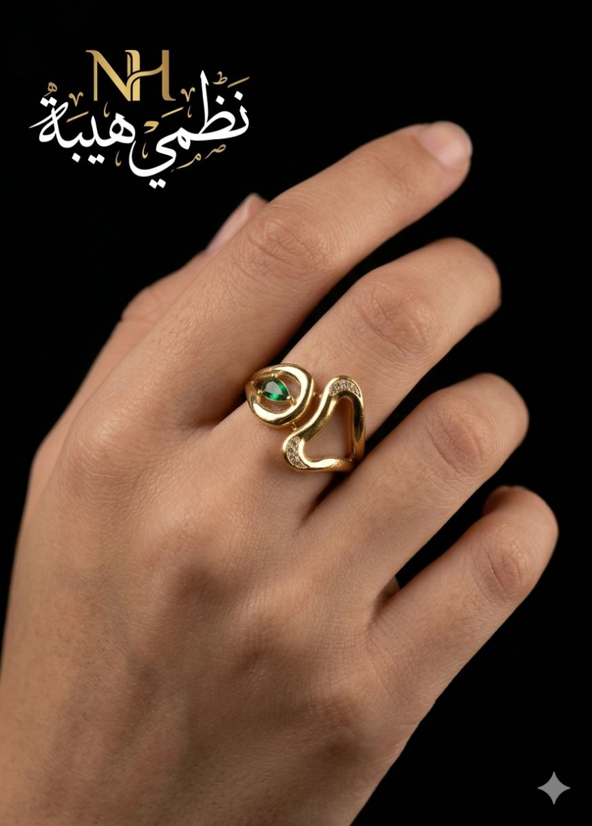 خاتم — فلورا — عيار 18 — صورة 1