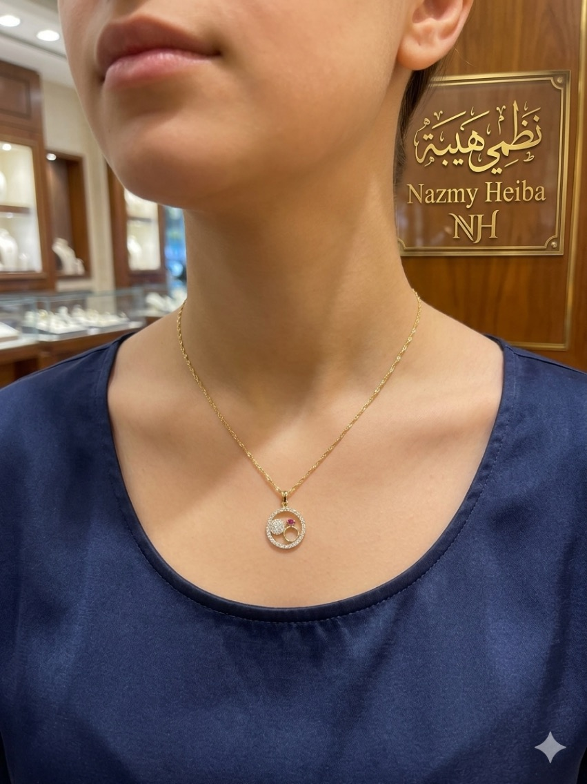 دلاية سلسله — فلورا — عيار 18 — 1.60 جم