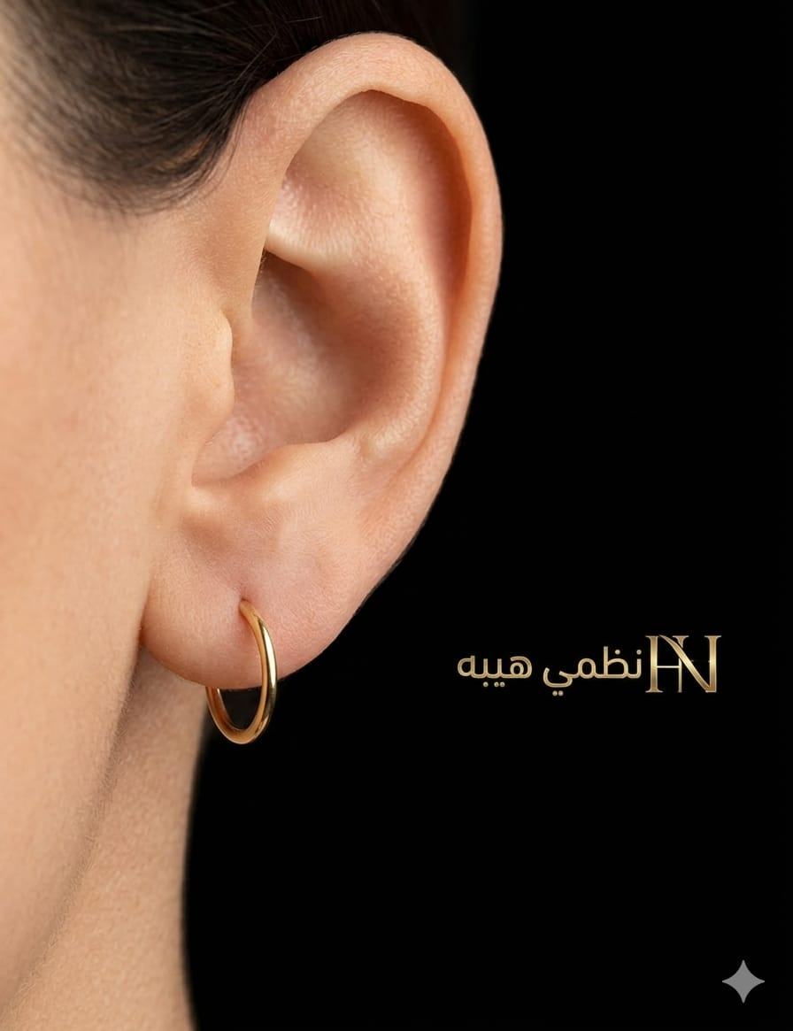 حلق — فلورا — عيار 18 — صورة 1
