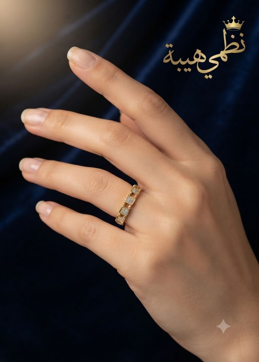 خاتم — مصانع او ورش — عيار 18 — 1.81 جم