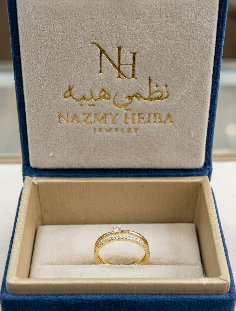 خاتم — اندريا جولد — عيار 18 — 1.35 جم
