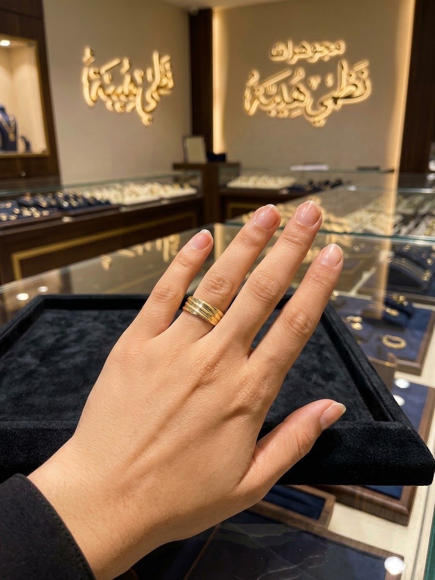 دبلة — فلورا — عيار 18 — صورة 1