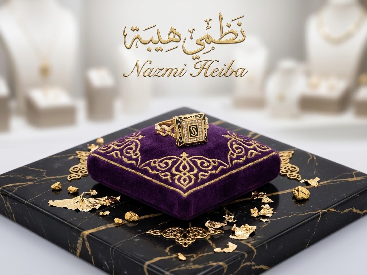 خاتم — لازوردي — عيار 21 — 4.55 جم