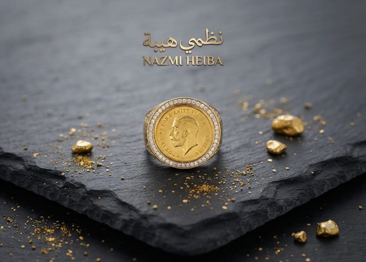 خاتم — كنج جولد — عيار 18 — 4.26 جم