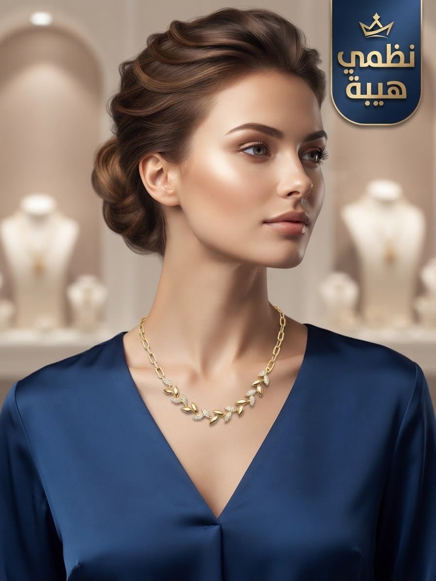 سلسله — لازوردي — عيار 18 — 11.07 جم