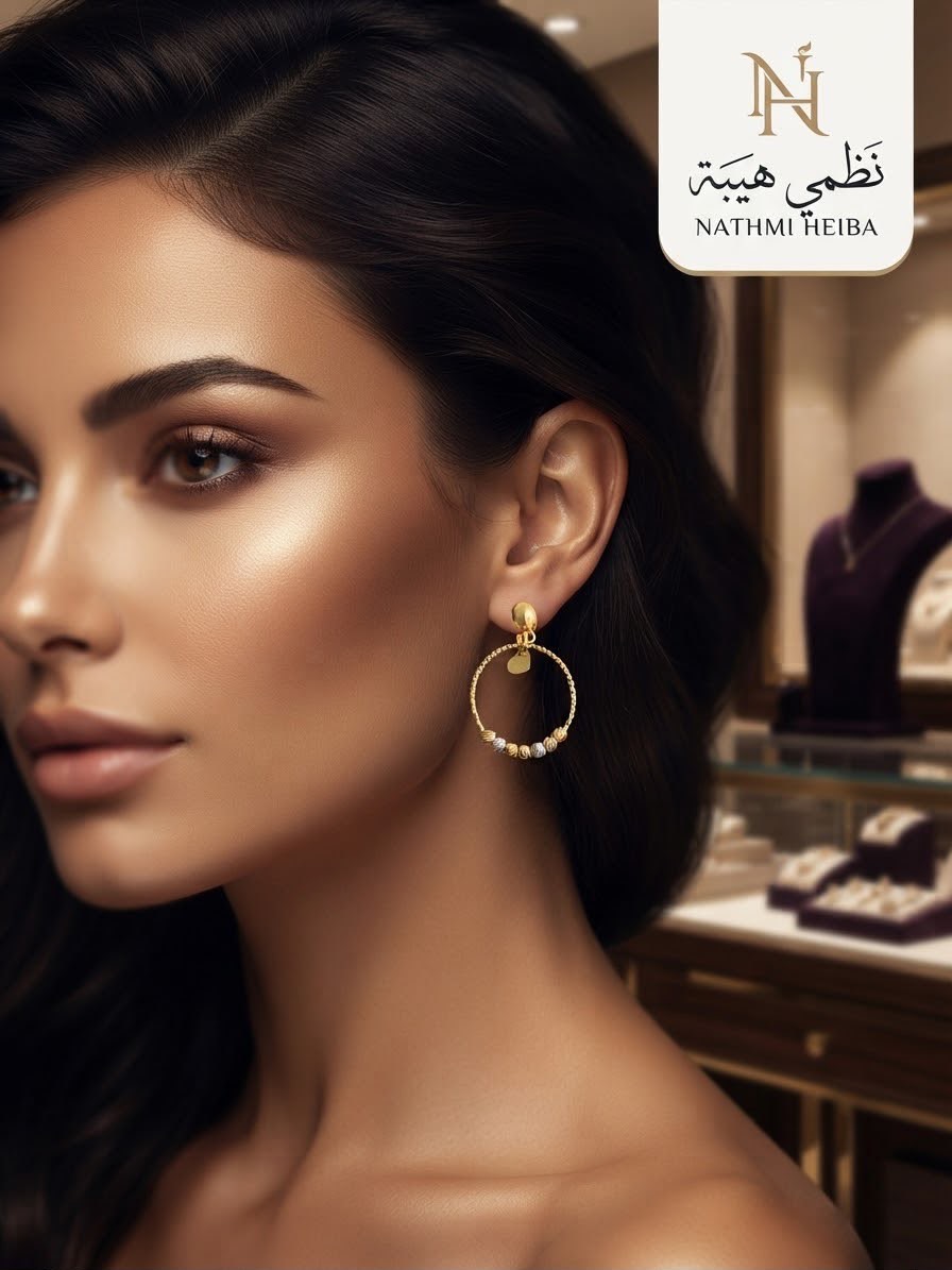 حلق — اجيبت جولد — عيار 18 — 3.50 جم