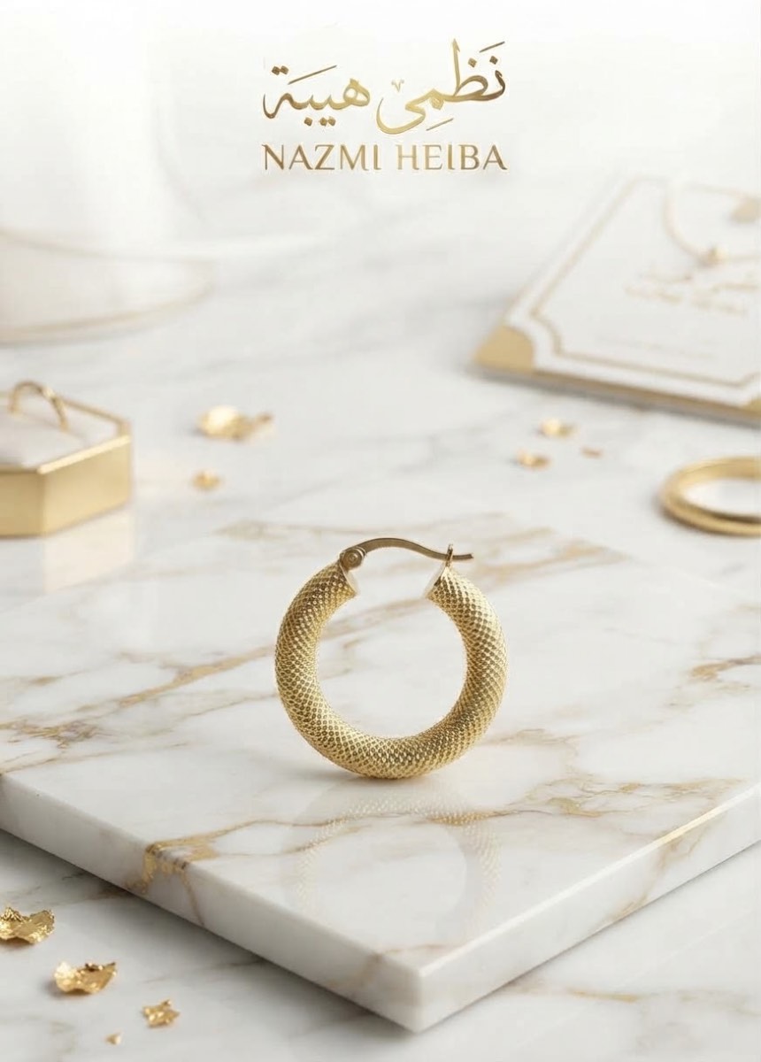 حلق — ايطالي — عيار 18 — 2.77 جم