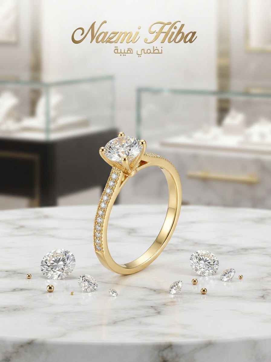 خاتم — فلورا — عيار 18 — صورة 1