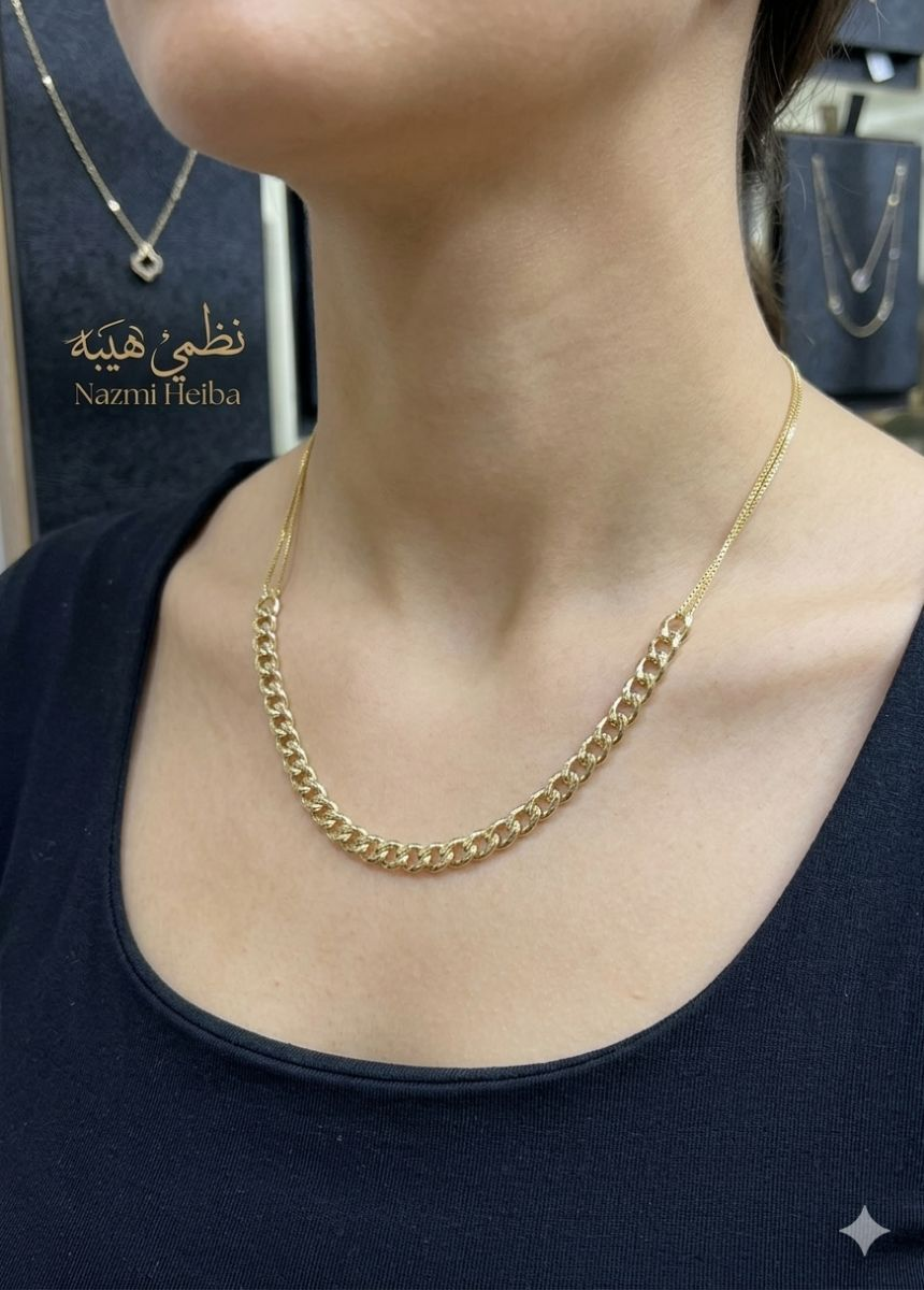 سلسله — فلورا — عيار 18 — 10.25 جم