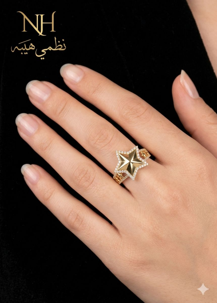 خاتم — مصانع او ورش — عيار 18 — صورة 1
