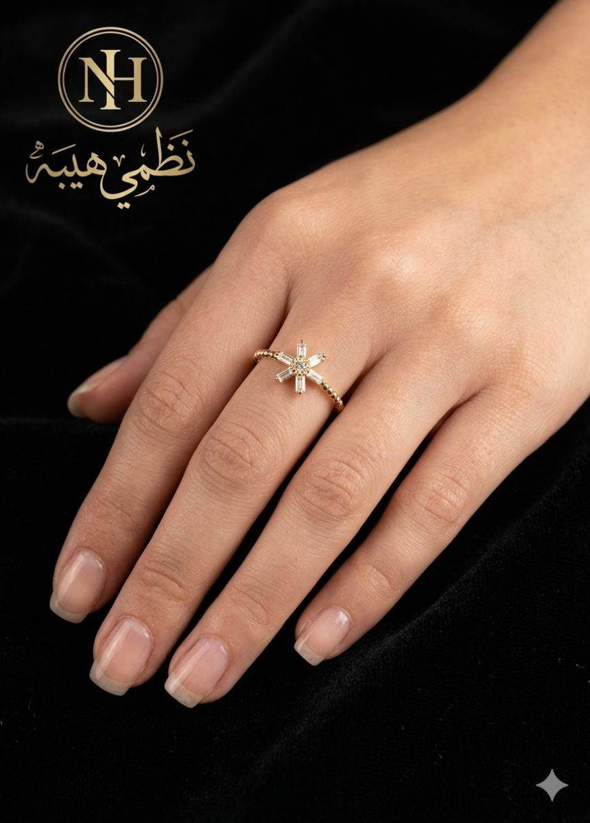 خاتم — مصانع او ورش — عيار 18 — صورة 1