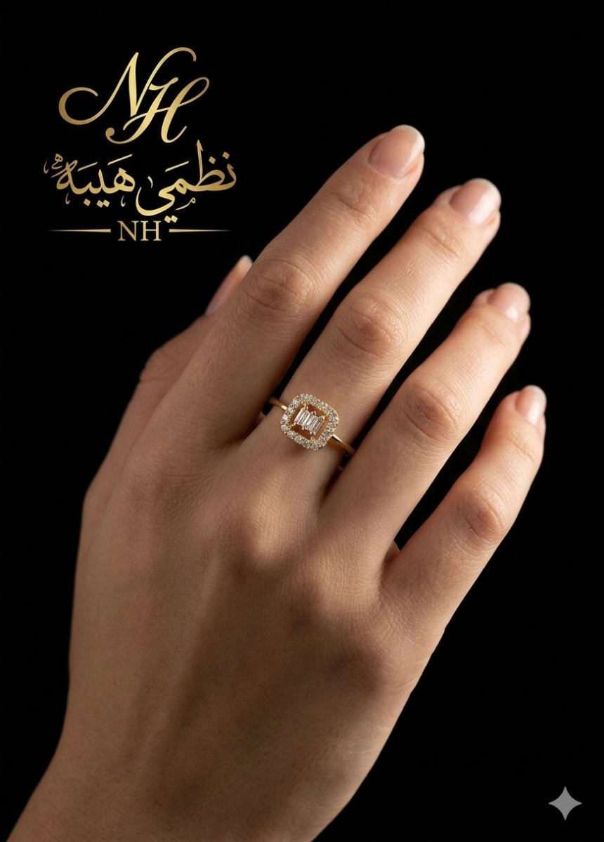 خاتم — مصانع او ورش — عيار 18 — صورة 1