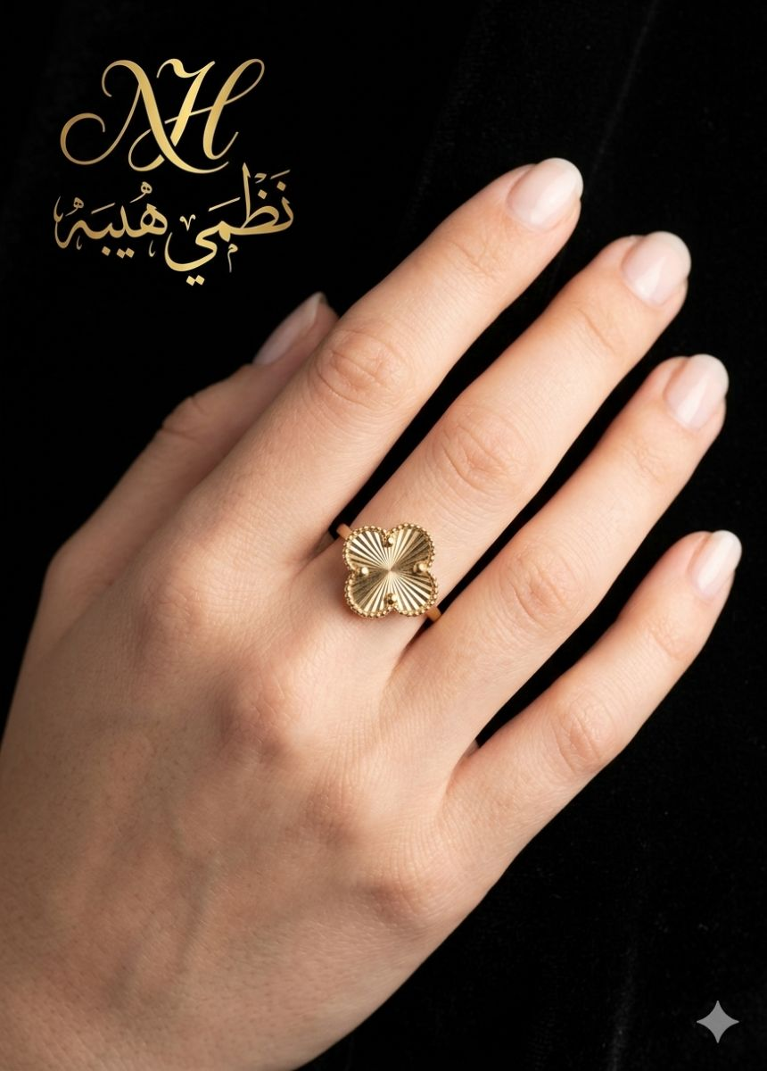 خاتم — فلورا — عيار 18 — صورة 1