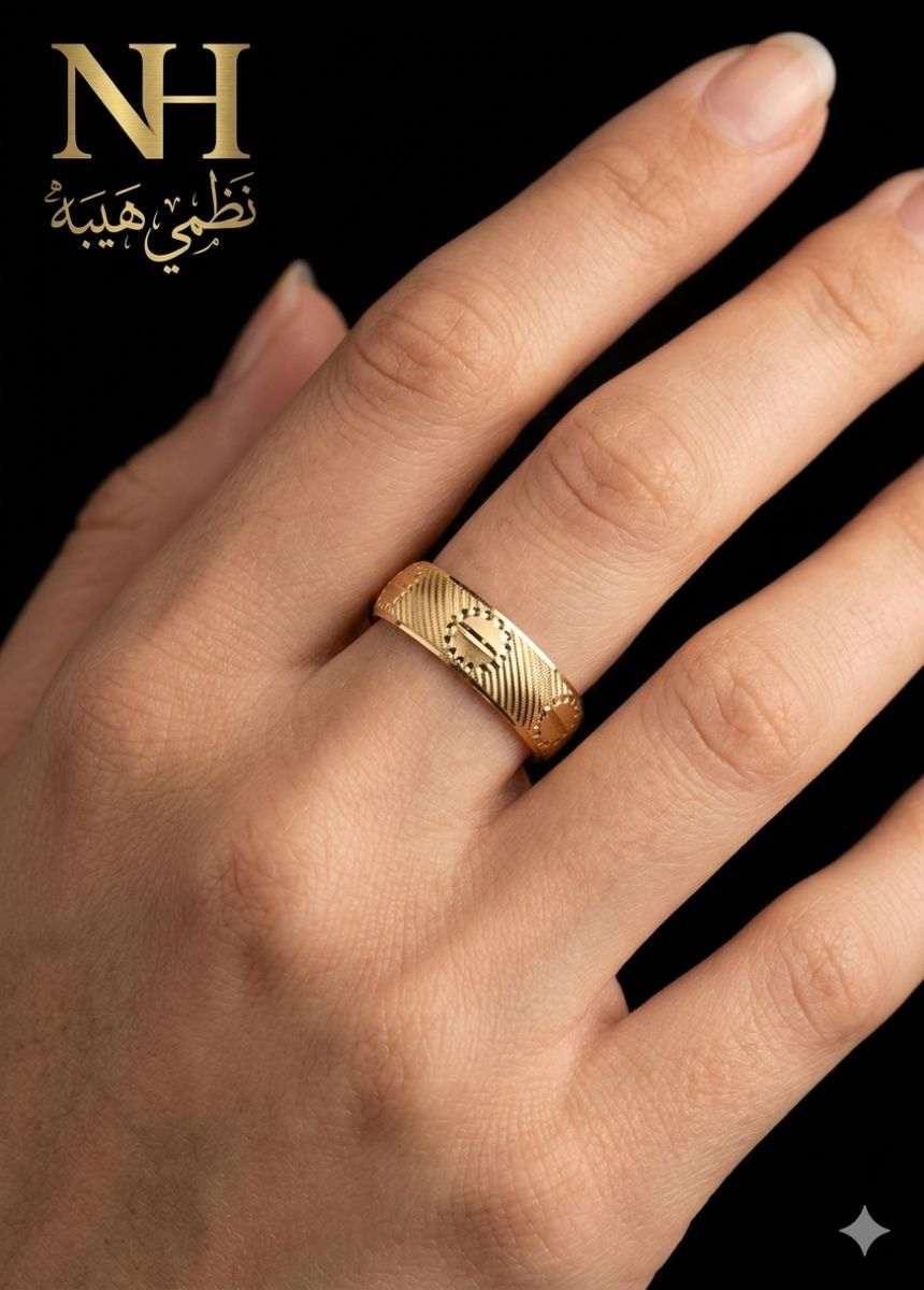 دبلة — فلورا — عيار 18 — 2.81 جم