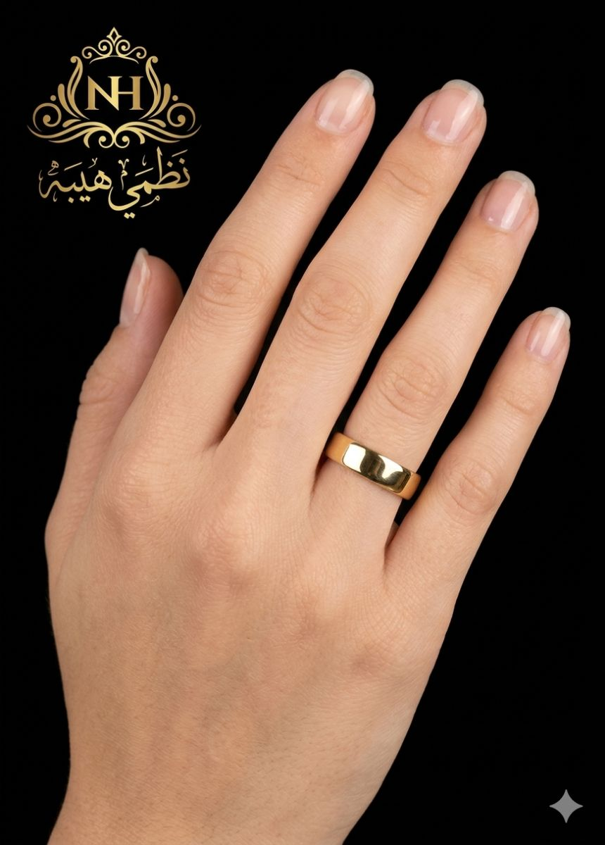 دبلة — فلورا — عيار 18 — 1.71 جم