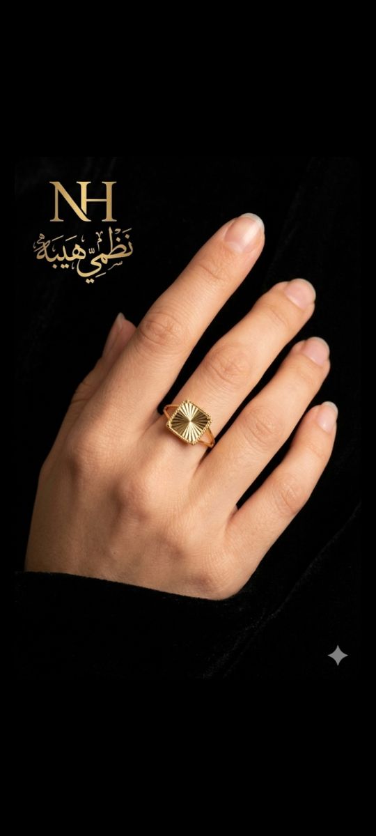 خاتم — مصانع او ورش — عيار 18 — 1.74 جم