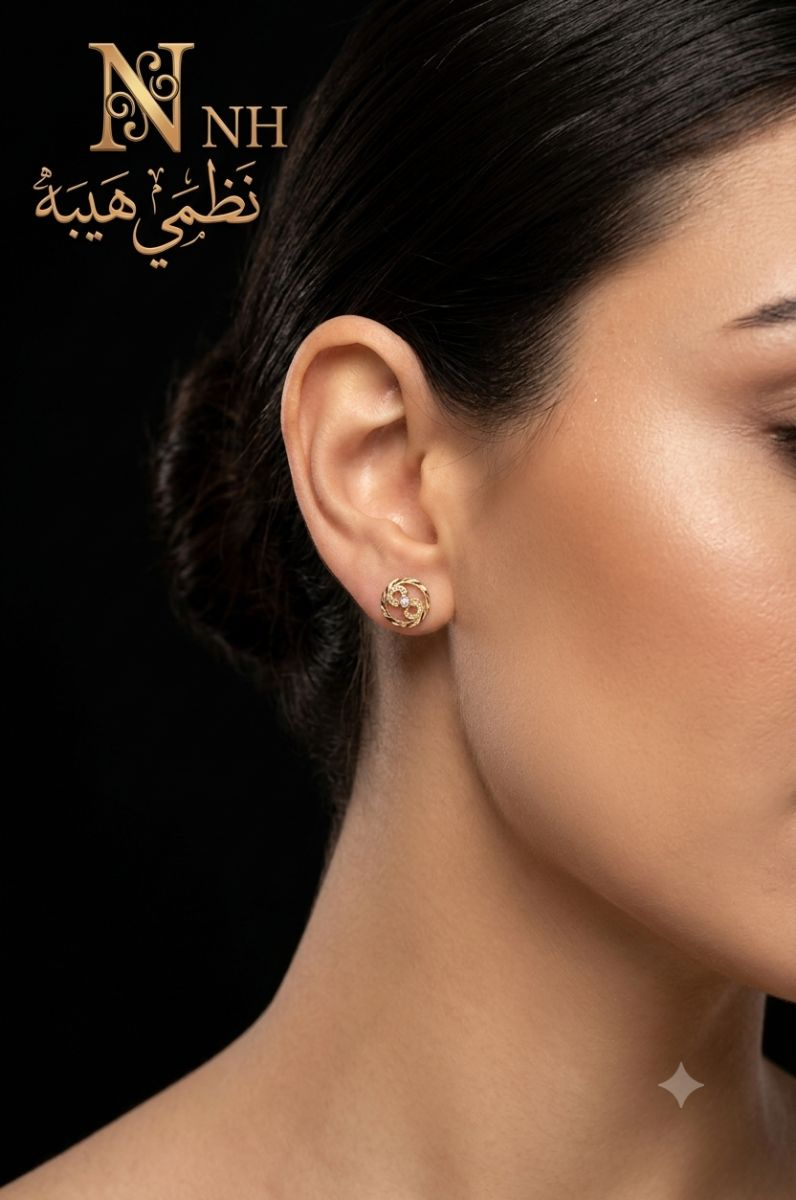 حلق — اللؤلؤه — عيار 18 — 0.32 جم
